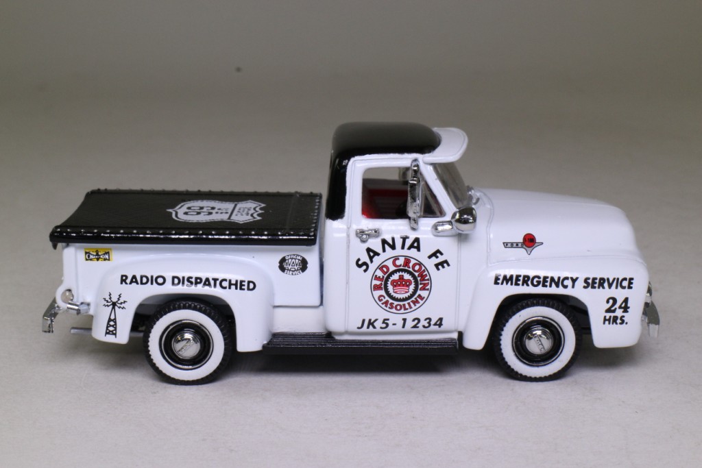 Matchbox Collectibles YRS06; 1955 Ford F-100 Pickup; Red Crown Emergency Service; Route 66